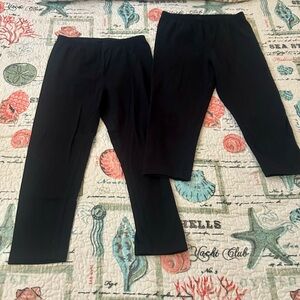 Girls Black Pants Set